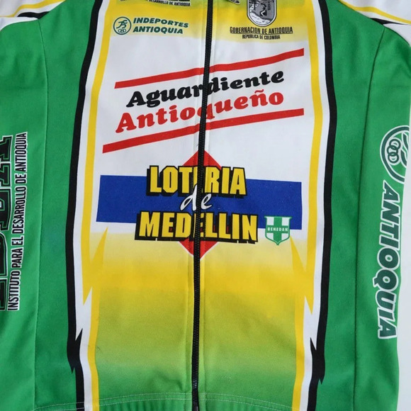 Suarez Biking Long Sleeve W/  Bottle Compartments Compression Zip Up Shirt M - Picture 7 of 13